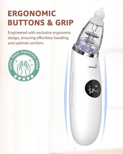 Grownsy 3-Mode Electric Nasal Aspirator White — BambiniJO Jordan