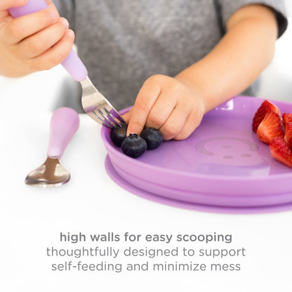 Ubbi Suction Plate Set 2 Pcs Purple — BambiniJO Jordan