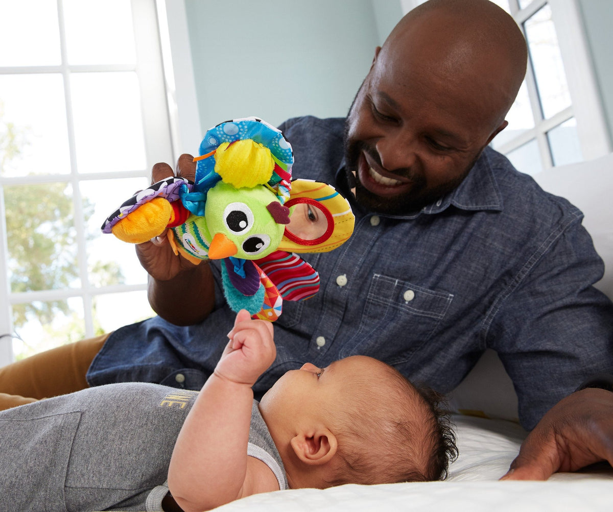 Lamaze Jacques the Peacock Clip & Go 0-12M — BambiniJO Jordan
