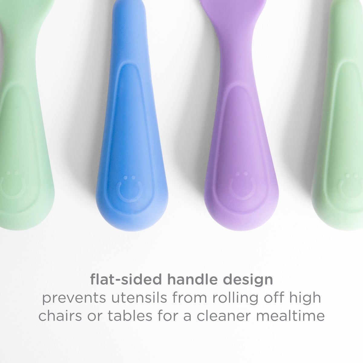 Ubbi Stainless Steel Utensil Set 2 Pcs Blue — BambiniJO Jordan