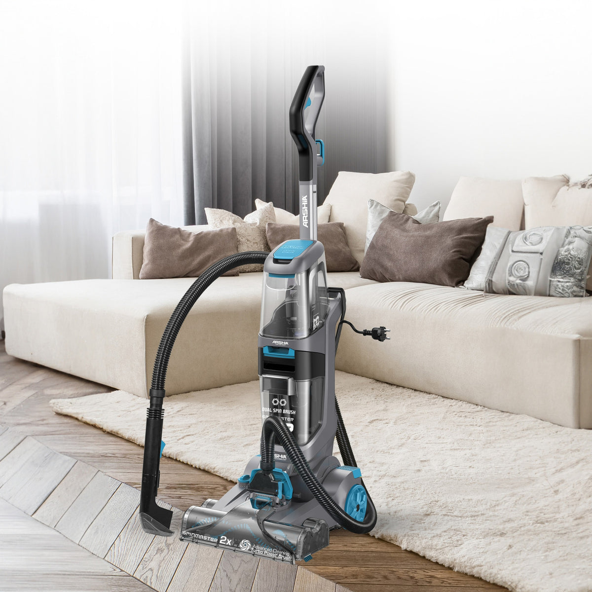 Arshia Carpet Washer 800W, 2.1L Tank BambiniJO Jordan