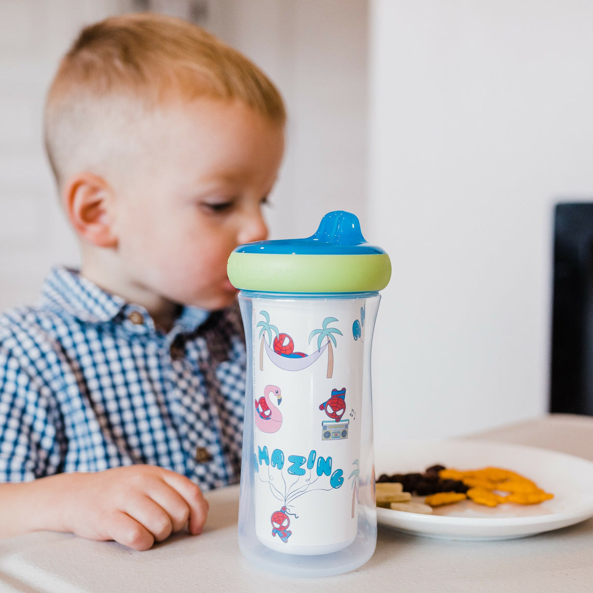 Marvel Spidey Insulated Sippy Cups 2 x 266ml — BambiniJO Jordan