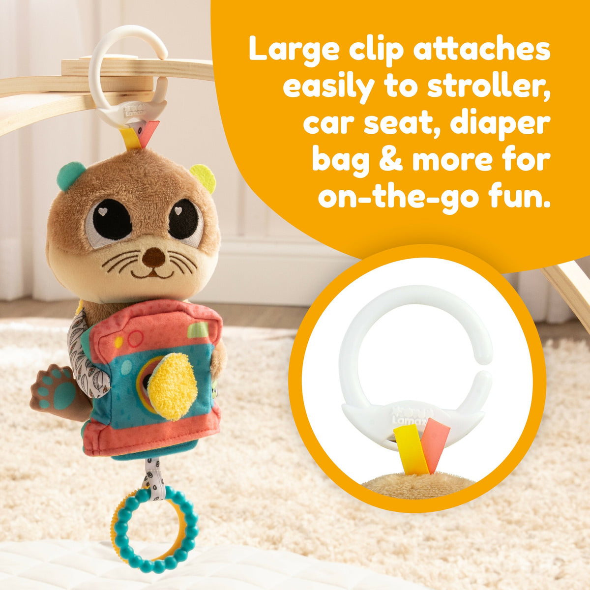 Lamaze Arty Says Cheese! Clip & Go 0-12M — BambiniJO Jordan