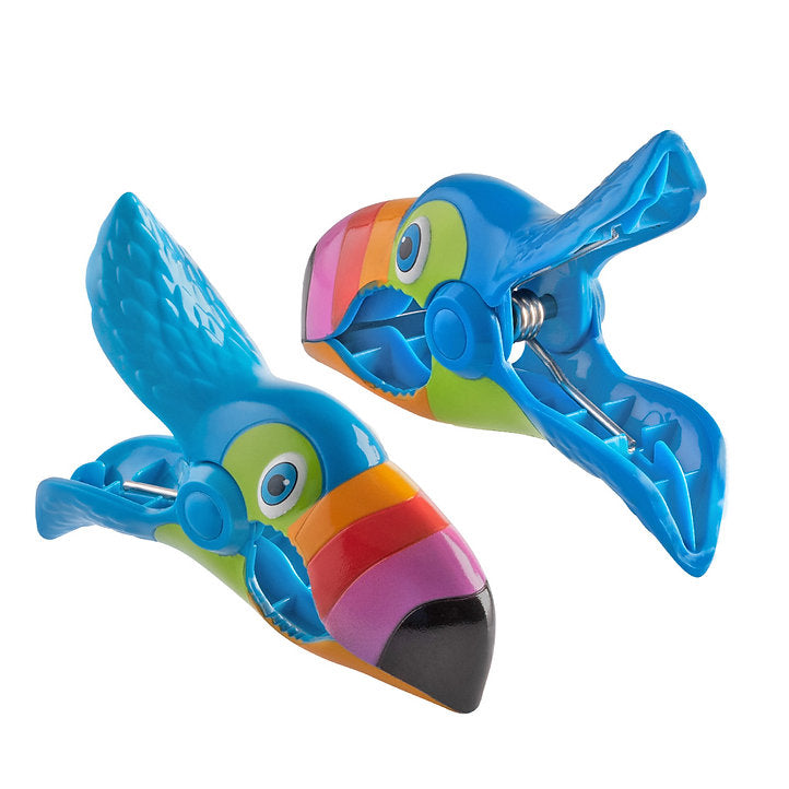 O2COOL Boca Clips Toucan - beach towel clip