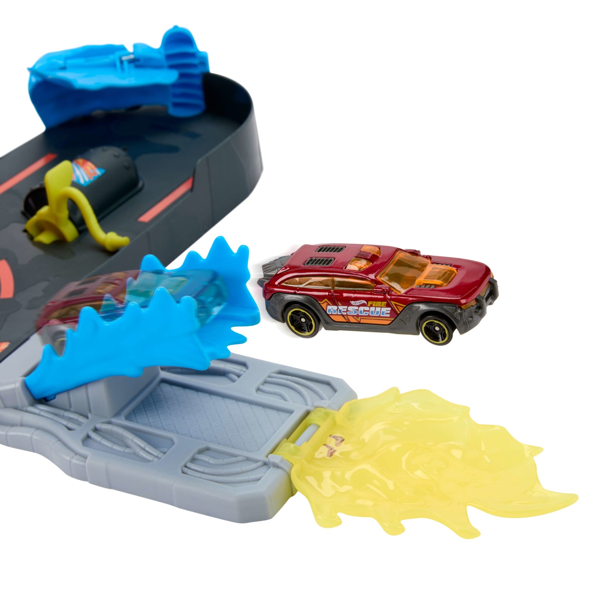 Hot Wheels City Super Fire Station Rescue Track Set