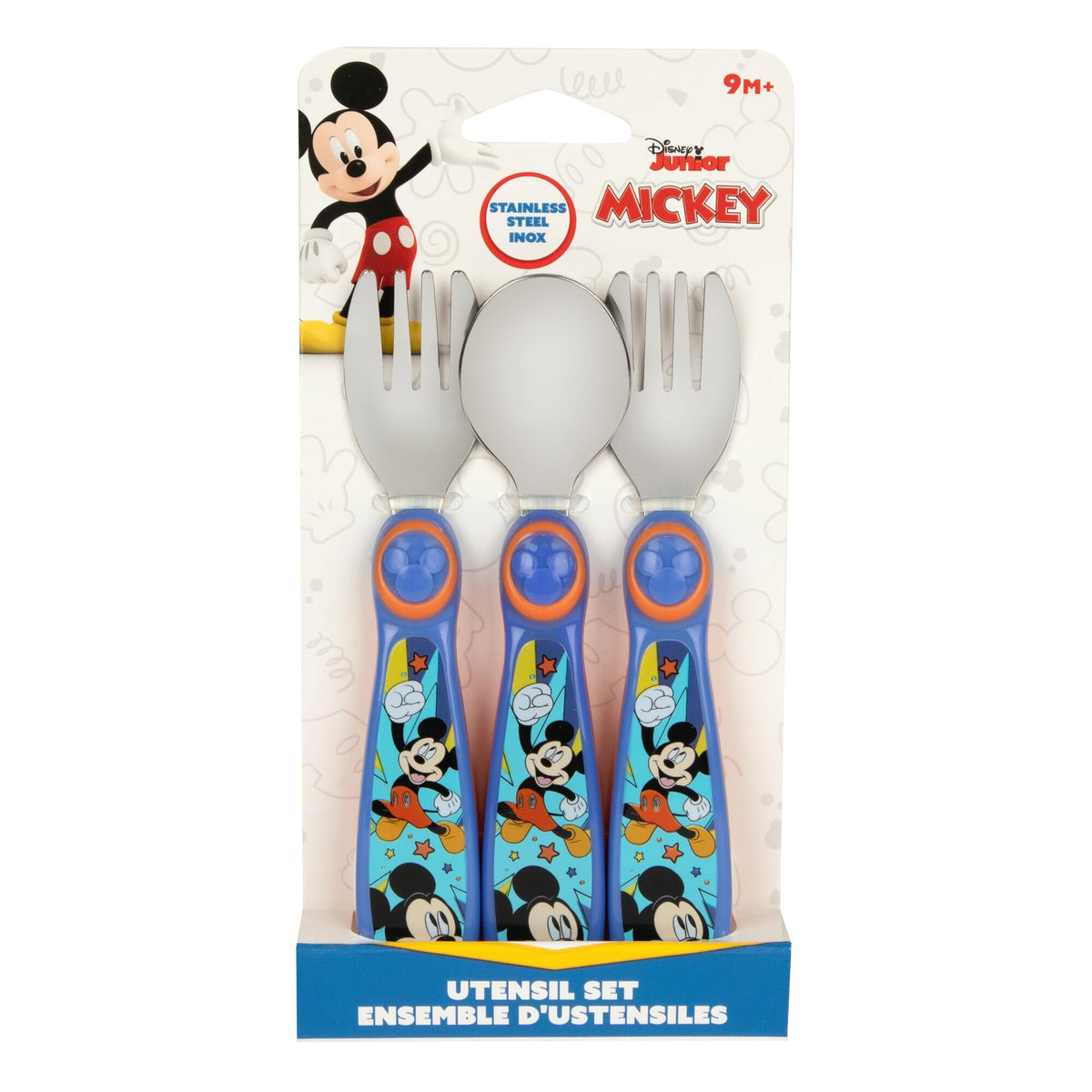Disney Mickey Mouse Kids Flatware 3 Pcs — BambiniJO Jordan