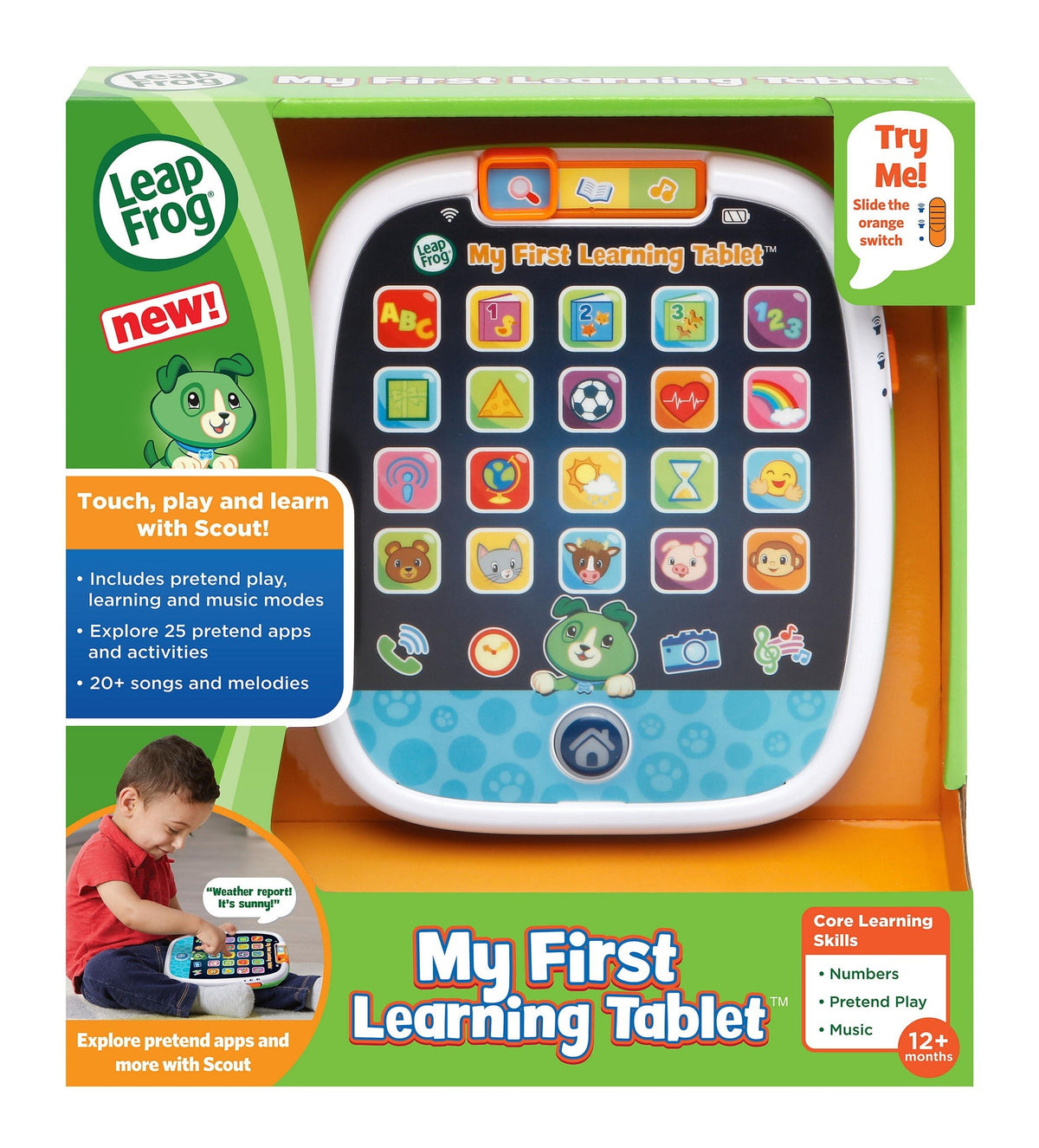 LeapFrog My First Learning Tablet Black 1-3Y — BambiniJO Jordan