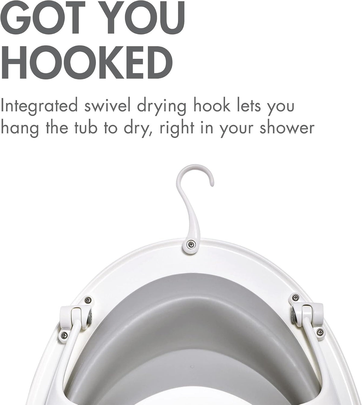 Boon NAKED Collapsible Baby Bathtub Grey — BambiniJO Jordan
