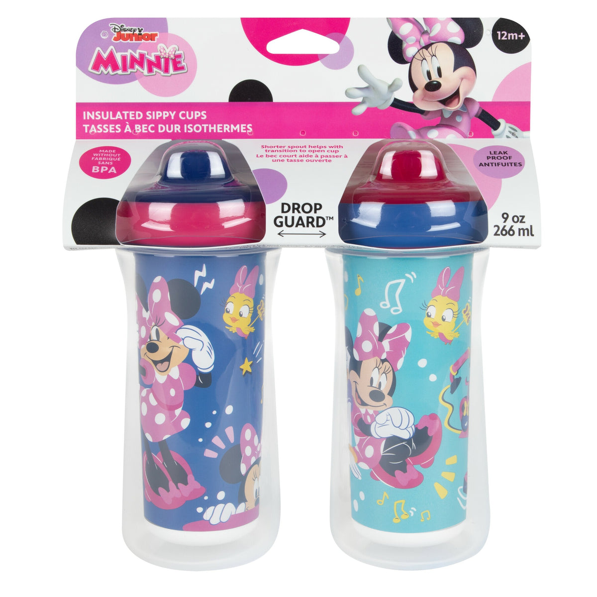 Disney Minnie Mouse Insulated Sippy Cups 2 x 266ml — BambiniJO Jordan