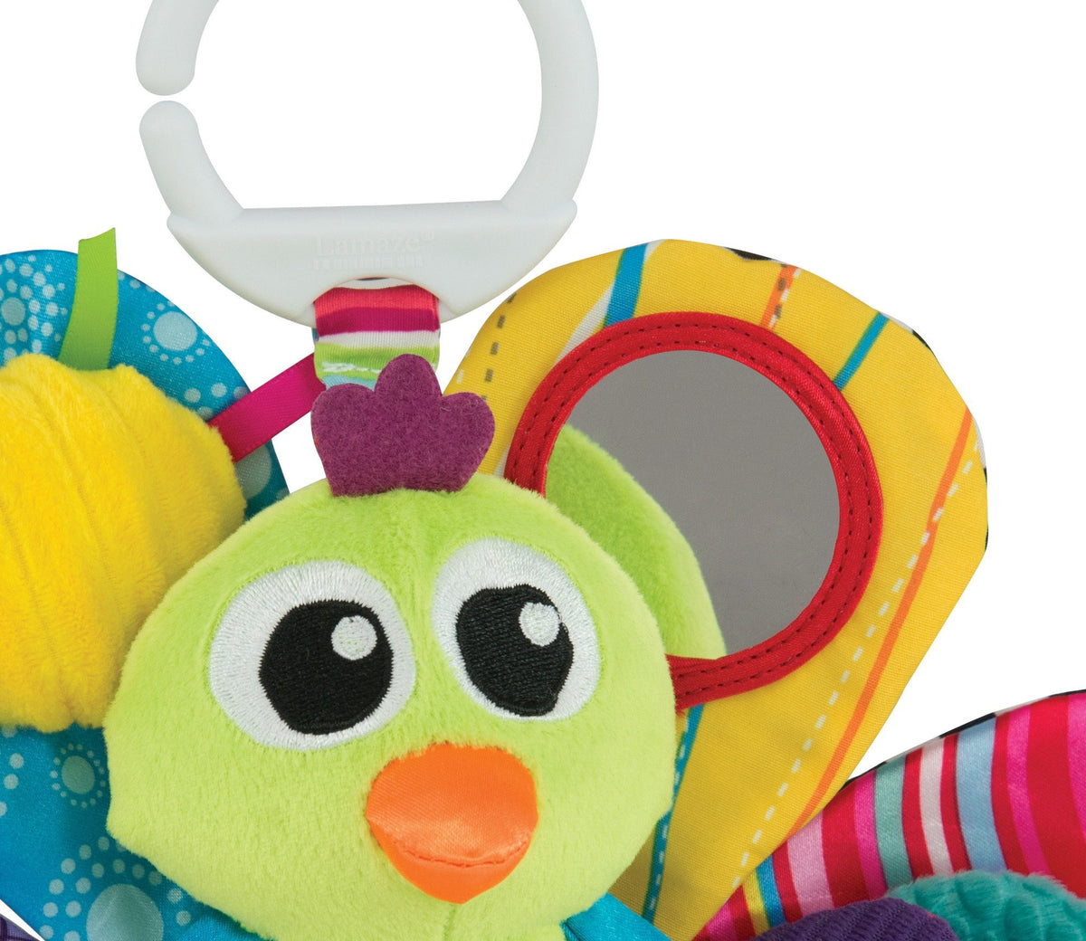 Lamaze Jacques the Peacock Clip & Go 0-12M — BambiniJO Jordan