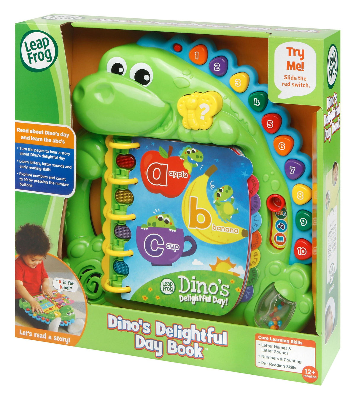 LeapFrog Dino's Delightful Day Alphabet Book 1-3Y — BambiniJO Jordan