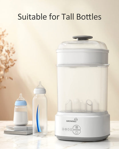 Grownsy Compact Bottle Sterilizer & Dryer Grey — BambiniJO Jordan