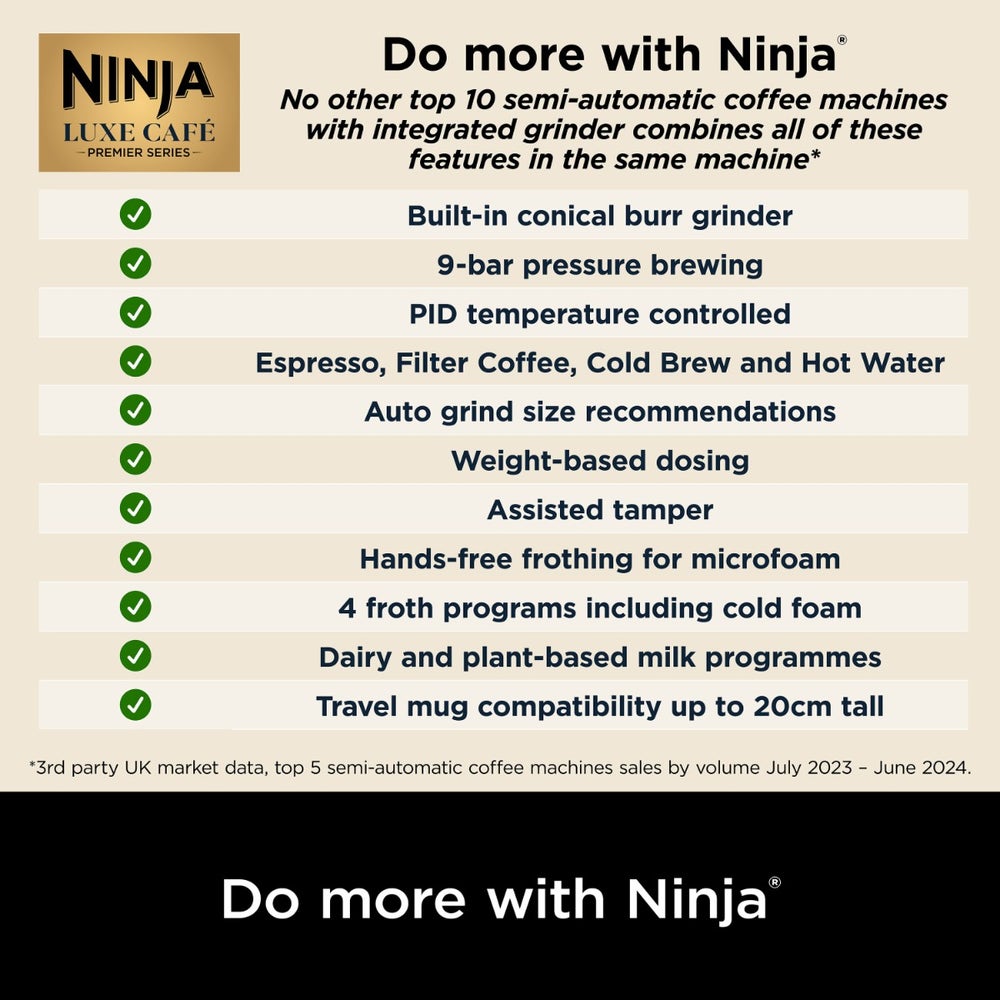 Ninja Luxe Café Premier Espresso Machine - 3-in-1 — BambiniJO Jordan