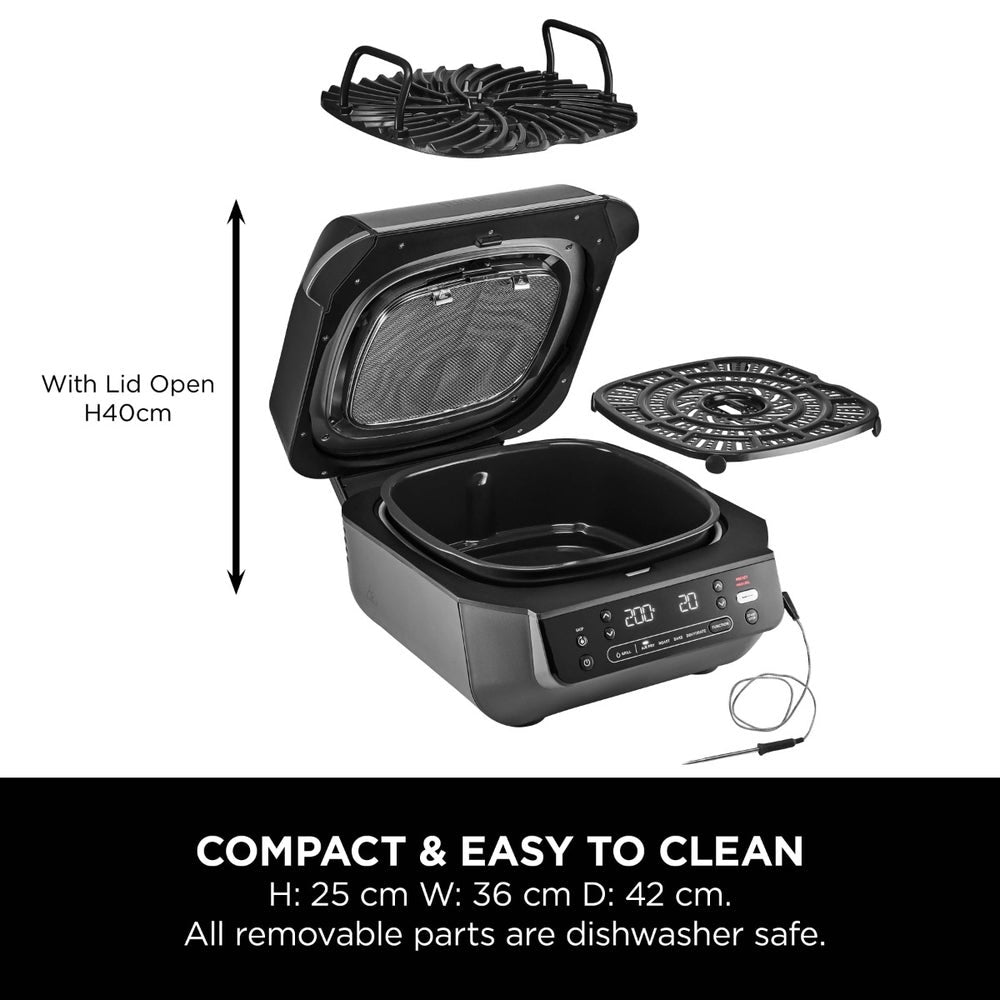 Ninja Foodi 5-in-1 Health Grill & Air Fryer - Black — BambiniJO Jordan