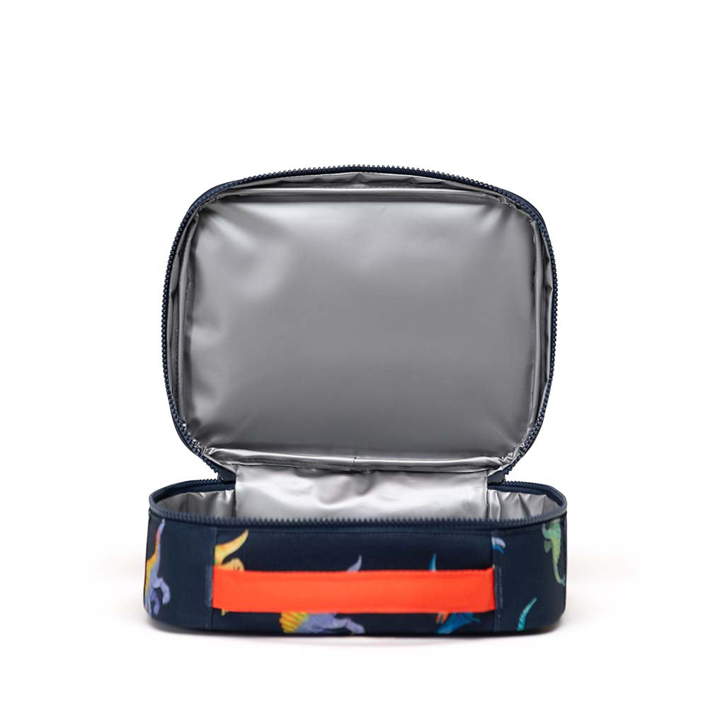 Herschel Pop Quiz Lunch Box Little Herschel Watercolour Dinos Darkest Navy 5L