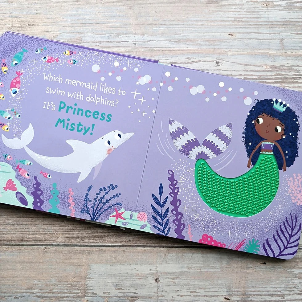 Touch and Feel Silicon Board Book - Mermaids