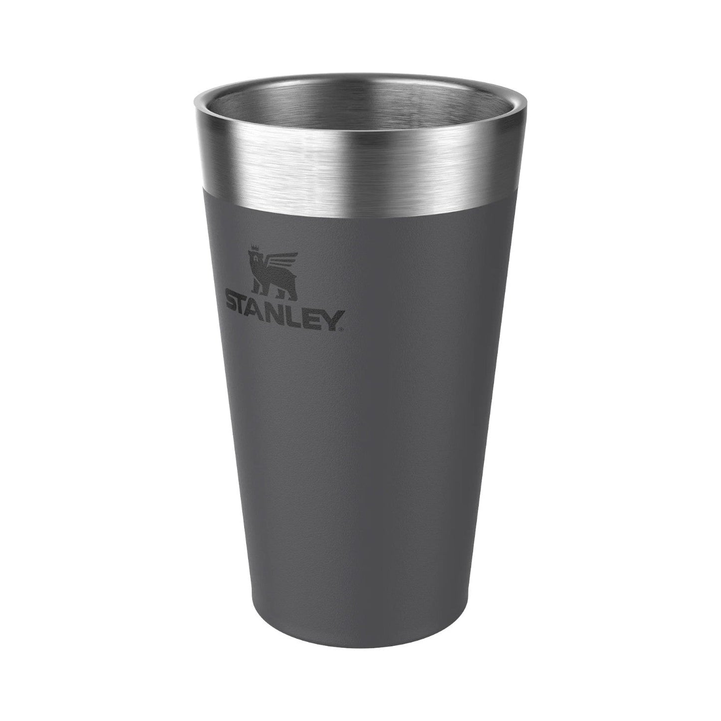 Stanley Adventure Vac Pint 16OZ - Charcoal, angle view