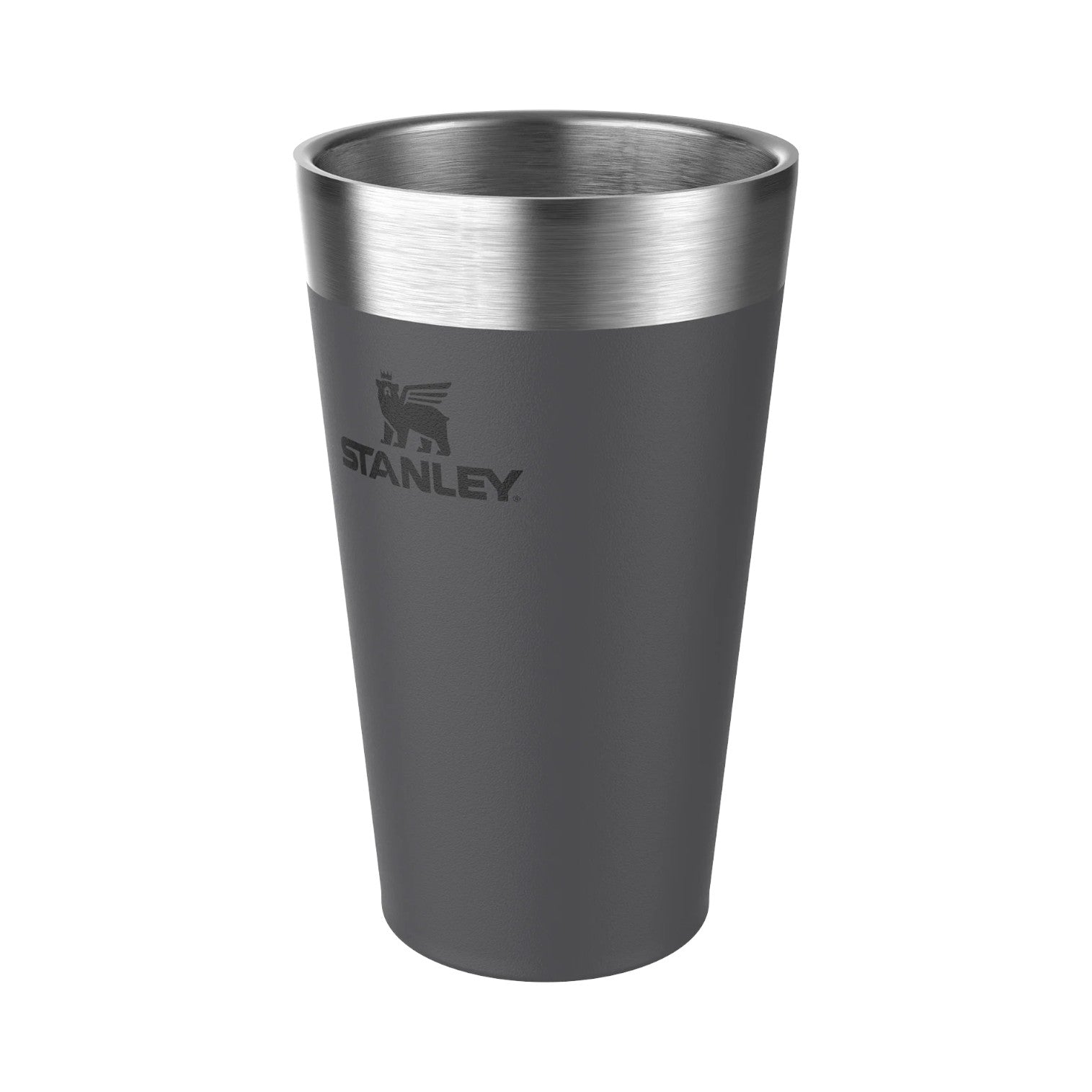 Stanley Adventure Vac Pint 16OZ - Charcoal, angle view