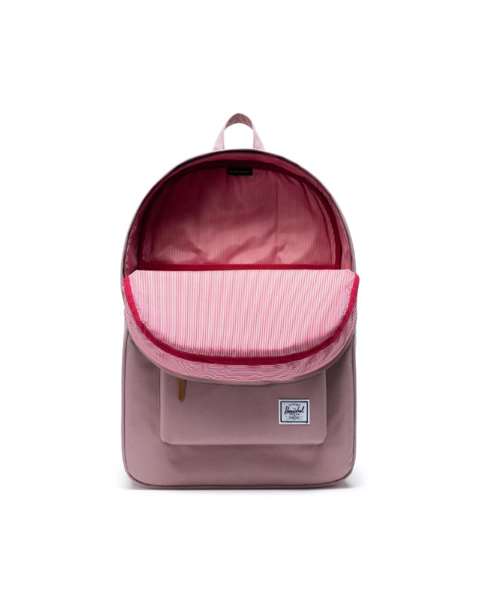 Herschel Heritage Backpack in Ash Rose, side angle