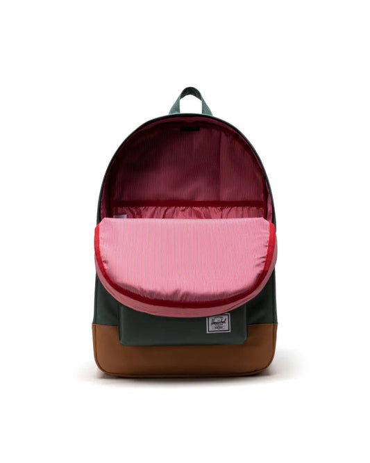 Herschel Heritage Backpack Dark Forest 21.5L - side view — BambiniJO Jordan