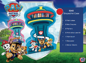 Paw Patrol Shaped Artcase-Blue | 3Y+