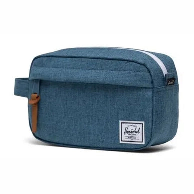 Herschel Chapter Travel Kit Copen Blue Crosshatch 5L - side view