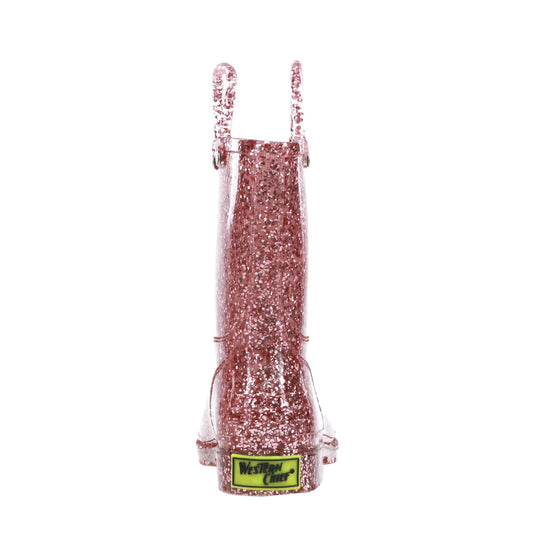 Western Chief Kids Glitter Rose Gold Rain Boots — BambiniJO Jordan