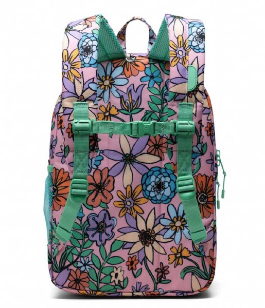 Herschel Heritage Youth X-Large Backpack Flower Daze Romance Rose - detail view