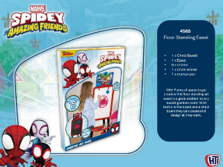 Spidey And Friends Floor Standing Easel | 3Y+