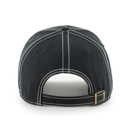 47 Brand Los Angeles Dodgers Contrast Stitch Clean Up Cap - Black - back