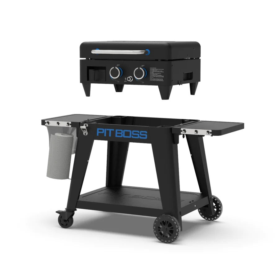 Pit Boss - Outdoor Gas Grill 2 Burner Griddle with Removable Top + Cover