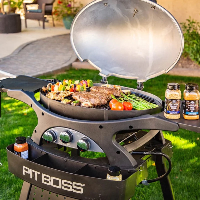 Pit Boss - Sportsman "3B" Portable 2-Burner Outdoor Gas Grill with Cart