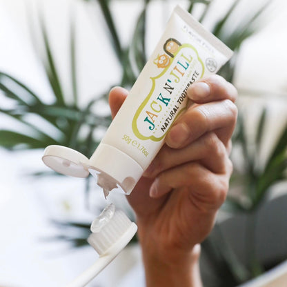 Jack n' Jill - Organic Natural Toothpaste | 50g | Banana | Fluoride FREE