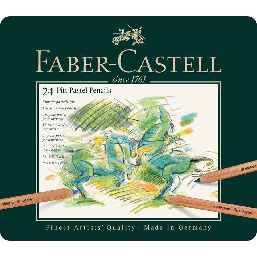 Faber-Castell Pitt Pastel pencils tin of 24