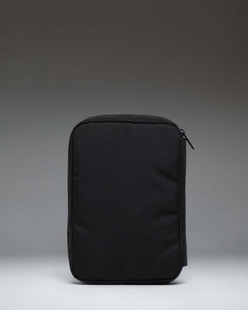 Herschel Burrard Organizer Tech Black - opened flat view