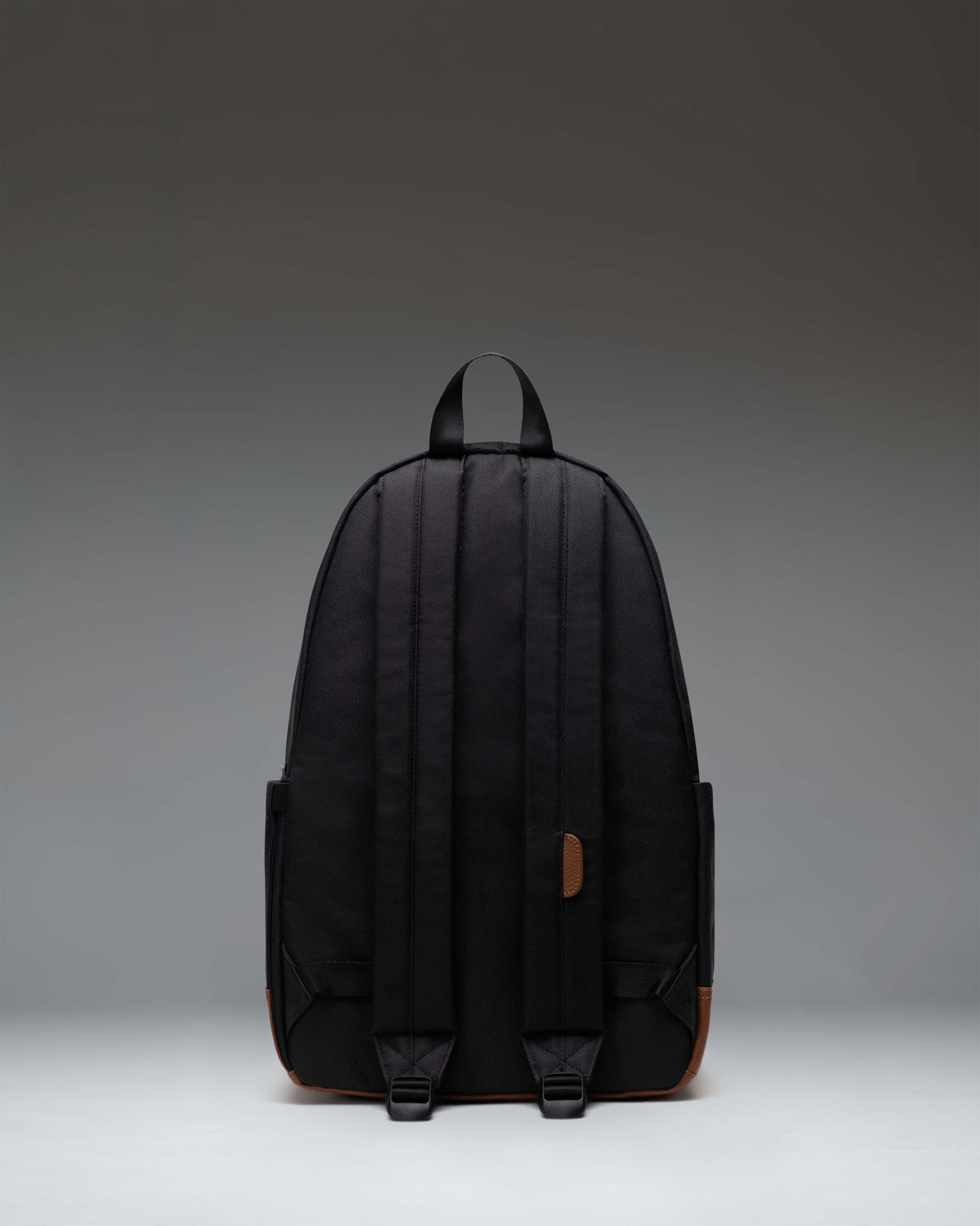 Herschel Heritage Backpack Black/Tan - side/detail view