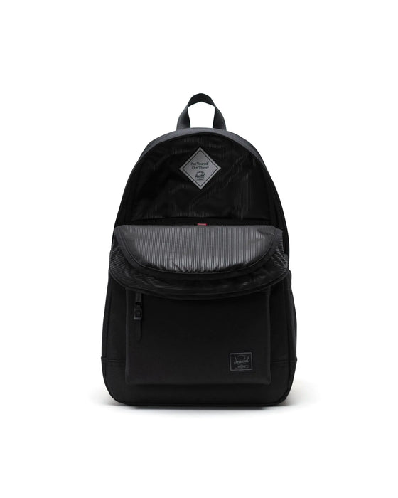 Herschel Heritage Backpack Black Tonal 24L - detail angle