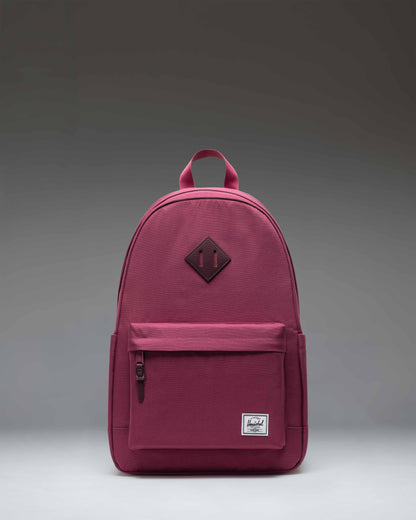 Herschel Heritage Backpack in Violet Quartz, 24L, front view