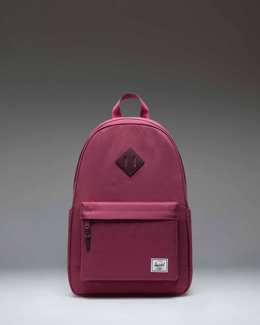 Herschel Heritage Backpack in Violet Quartz, 24L, front view