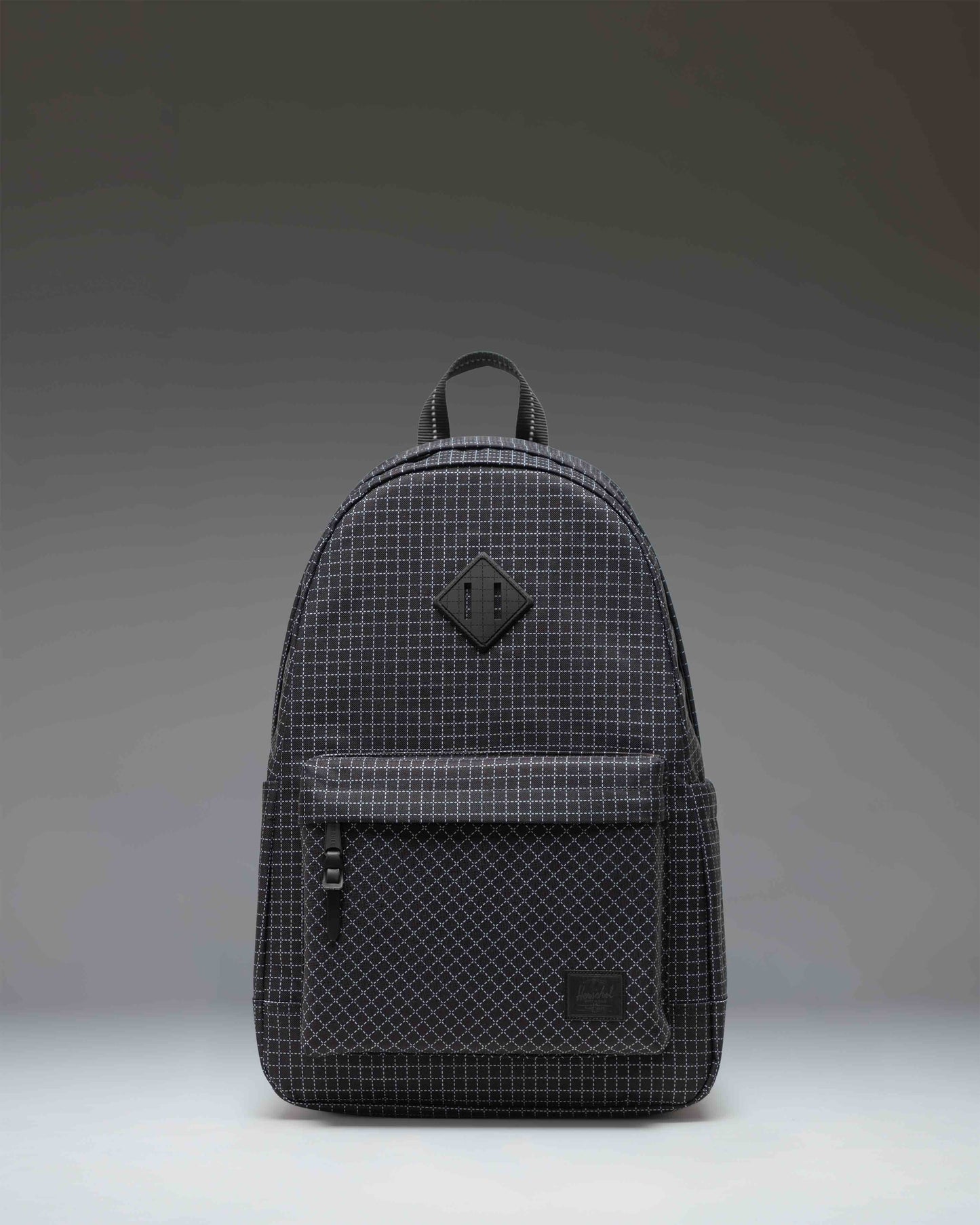 Herschel Heritage Backpack Grid Black - front view
