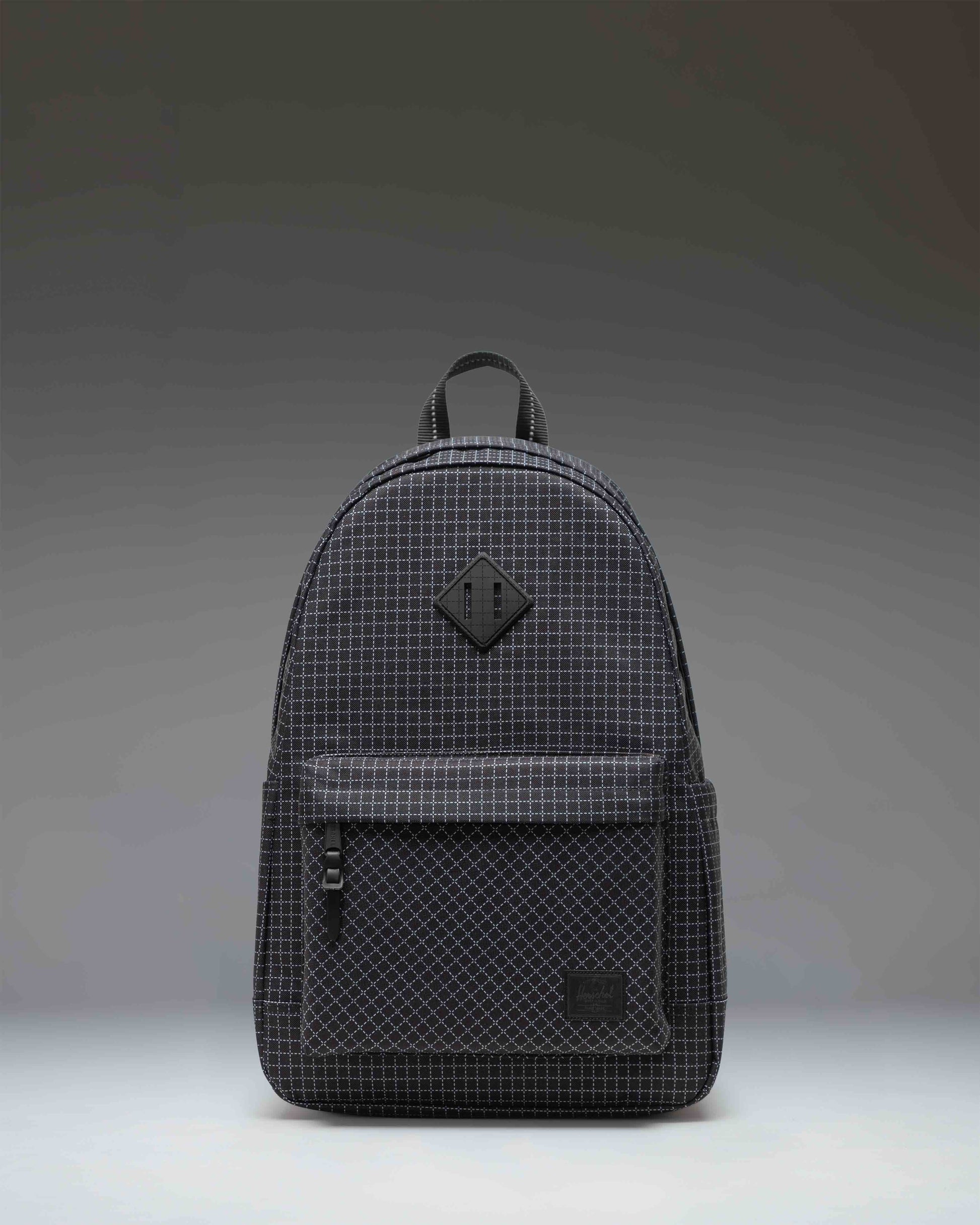 Herschel Heritage Backpack Grid Black - front view