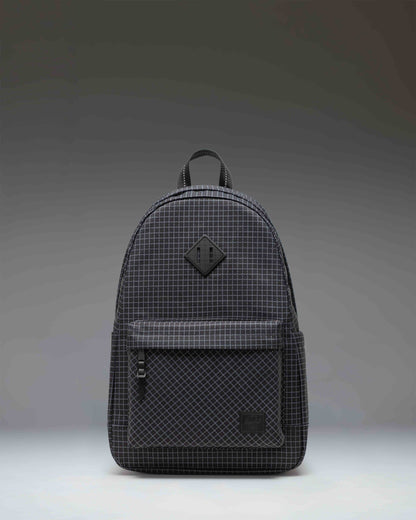 Herschel Heritage Backpack Grid Black - front view