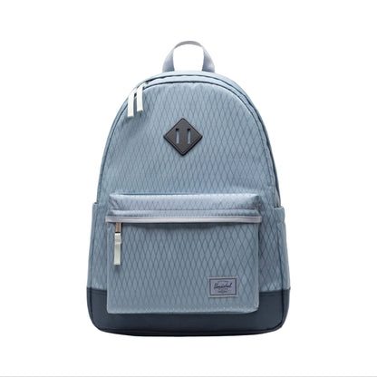 Herschel Heritage Backpack Blue Mirage Diamond/Sea Storm 24L - front view