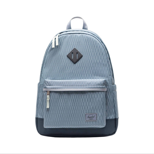 Herschel Heritage Backpack Blue Mirage Diamond/Sea Storm 24L - front view