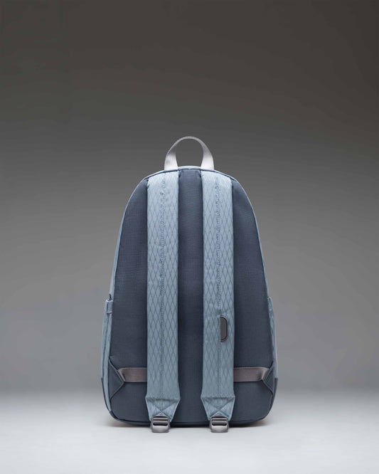 Herschel Heritage Backpack Blue Mirage Diamond/Sea Storm 24L - side view — BambiniJO Jordan