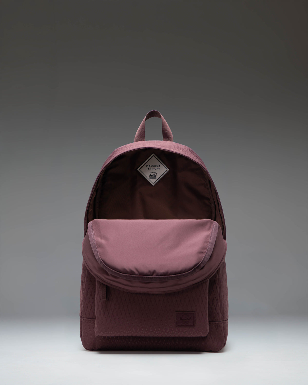 Herschel Heritage Backpack Huckleberry Diamond 24L - interior view