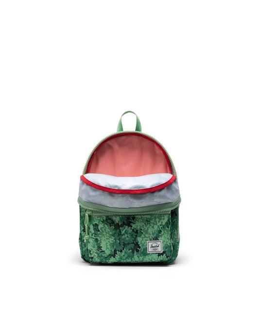 Herschel Heritage Kids Backpack in Canopy Camo - side view — BambiniJO Jordan