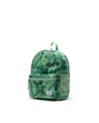 Herschel Heritage Kids Backpack in Canopy Camo - back view