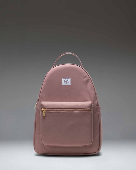 Herschel Nova Backpack Ash Rose 18L - white background studio shot
