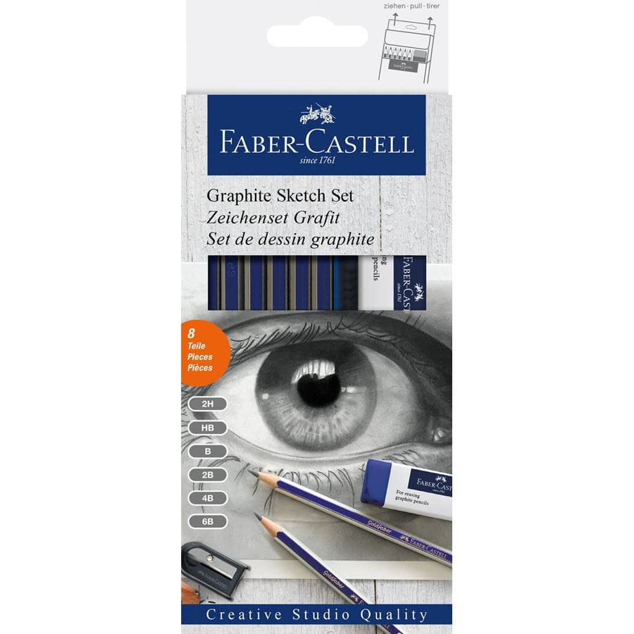 Faber-Castell Goldfaber sketch set 8 pieces